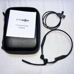 【ジャンク？】Shokz OpenComm 骨伝導イヤホン ブラックのサムネイル