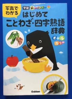 新レインボー 写真でわかる はじめてことわざ・四字熟語辞典 オールカラーのサムネイル