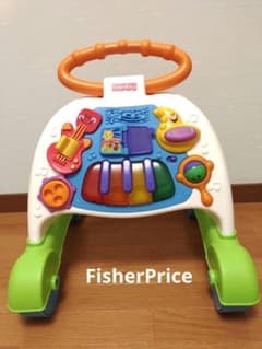 英語　FisherPrice フィッシャープライス 音楽押し車 ベビーウォーカーのサムネイル