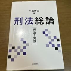 刑法総論 理論と実践 小島秀夫 法律文化社のサムネイル