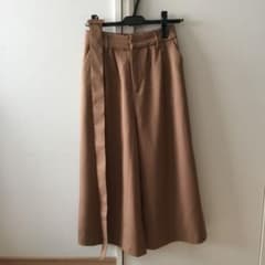 INGNI ・イング共布ベルト付ワイドパンツ ガウチョパンツのサムネイル