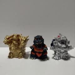 GODZILLA SOFVIDOLL ゴジラ 指人形3体セット - メルカリ