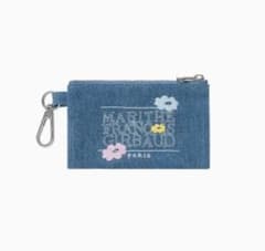 DAISY x MARITHE DENIM CARD WALLET blueのサムネイル