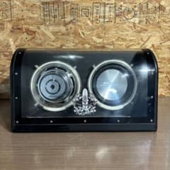 車が震える爆音・音圧★PIKO★アンプ内蔵・大型ツインウーハー 車が震える爆音・音圧☆PIKO☆アンプ内蔵・大型ツインウーハー