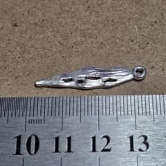 リーフモチーフ④ チャーム シルバーカラーのサムネイル