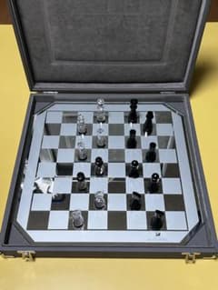 【極美品】スワロフスキー　チェス盤セット 超美品希少⭐️スワロフスキーチェスセット - メルカリ