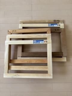 木製 油彩用木枠 F6 F8 M8 計6点セットのサムネイル