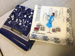 ★未使用★ BURBERRY ハンカチ　2枚　セットのサムネイル
