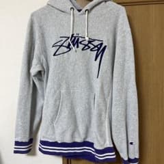 ステューシー ×チャンピオンコラボパーカーのサムネイル