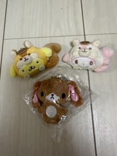 サンリオ ぬいぐるみ マスコット 3点セットのサムネイル