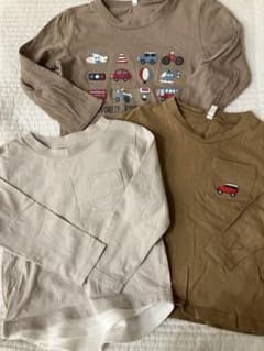 長袖Tシャツ 3枚セット95　男の子のサムネイル