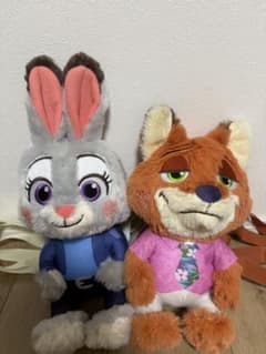ズートピア ニック ジュディ ぬいぐるみリュック セットのサムネイル