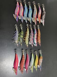 エギ　引退19個セット エギ王　パタパタ　エメラルダスのサムネイル