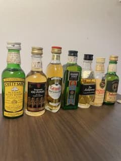 未開栓】古酒ウイスキーミニボトル7本セットまとめ売り 各種 - メルカリ
