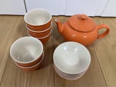 ル・クルーゼ　ティーポット、カップ&ソーサーセットのサムネイル
