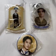 三代目JSB 登坂広臣 ØMI カプセル 缶バッチ クリアチャーム 3点