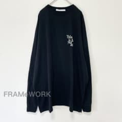 美品 人気完売 フレームワーク haru×FRAMeWORK ロゴロンT - メルカリ