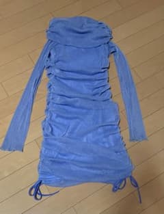 紫ラメ入り キャバドレスのサムネイル