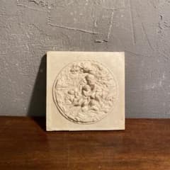 Angel Stone Relief Antique Vintage Sculpture Art Piece