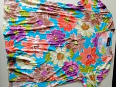 花柄 半袖チュニック イタリア製のサムネイル