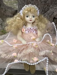 若月まりこ氏作　カスタムドール 花の妖精　欠損無し　極美品✨✨✨ 若月まりこ氏作 カスタムドール 花の妖精 欠損無し 極美品