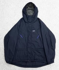 極美品 XXL 黒 パタゴニア 2001 インファーノ ジャケット 刺繍ロゴ 
