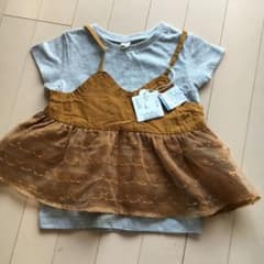 ★SALE★ 新品未使用 アプレレクール キャミ付きトップス 100のサムネイル