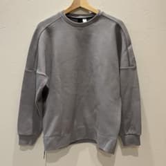 adidas グレー ラグランスリーブ トレーナー Lのサムネイル