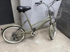 Osaka pickup only. Mini velo, 6-speed, Cycle Base Asahi, excellent condition.