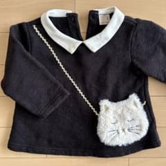 petit main ねこポシェット トップス 女の子 80cmのサムネイル
