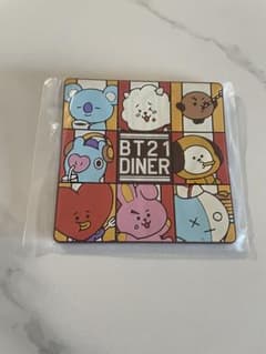 BT21 DINER 고무 코스터