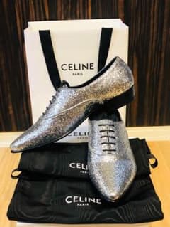 Celine シルバー グリッター ラメ ドレスシューズ 靴 セリーヌのサムネイル