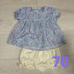 SWIMMER ベビー服 セットアップ うさぎ柄 70cmのサムネイル