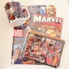 MARVEL 마블 클리어 파일 2종·파우치·머그컵
