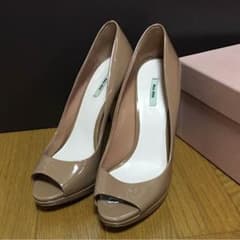 MIU MIU オープントウヒールのサムネイル