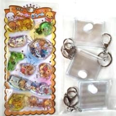 なっとうちゃんウォーターシールとミニアルバムキーホルダー３点の合計４点セットのサムネイル