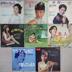 昭和女性歌手EPレコード8枚セット - メルカリ