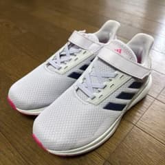 【美品】アディダスadidas キッズ スニーカー パープル　紫　21cm