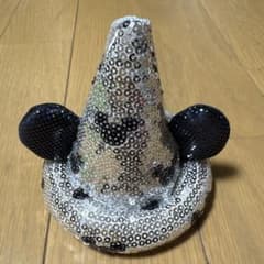 ディズニー ミッキーマウス 帽子 スパンコール ヘアクリップ ヘアパッチンのサムネイル