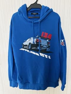 Doublefocus スカイラインGT-R パーカー ブルー LL - 4