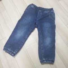 babyGAP　ベビーギャップ　デニム　裏起毛　2years 95cmのサムネイル