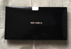 COMME CA ISM モノコムサ 長財布 革 ネイビーのサムネイル