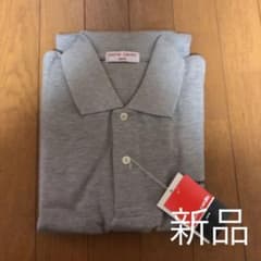 ピエール　カルダン　ポロシャツ　メンズ　未使用　グレー　灰色　長袖のサムネイル