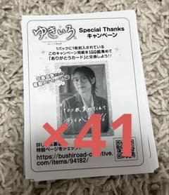 中島由貴 ゆきいろ2 キャンペーン 応募用紙 41枚 - メルカリ