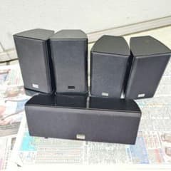 ONKYO☆スピーカー5台セット☆D-11Mペア/D-11C他ブラック送料無料