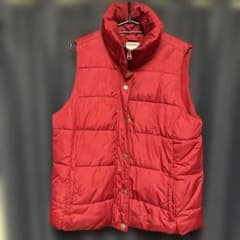 OLD NAVY レッド ダウンベスト Lサイズ y2k