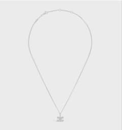 CELINE ロゴシルバーネックレスのサムネイル