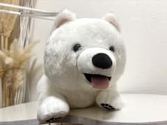 【新品】タグ付き FANS サモエドの子犬 ぬいぐるみ XL プレミアム 白犬