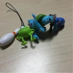 ディズニー マイク&サリー イヤホンジャック ストラップのサムネイル