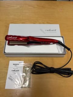 美品！radiant ストレートヘアアイロン レッド28㎜のサムネイル